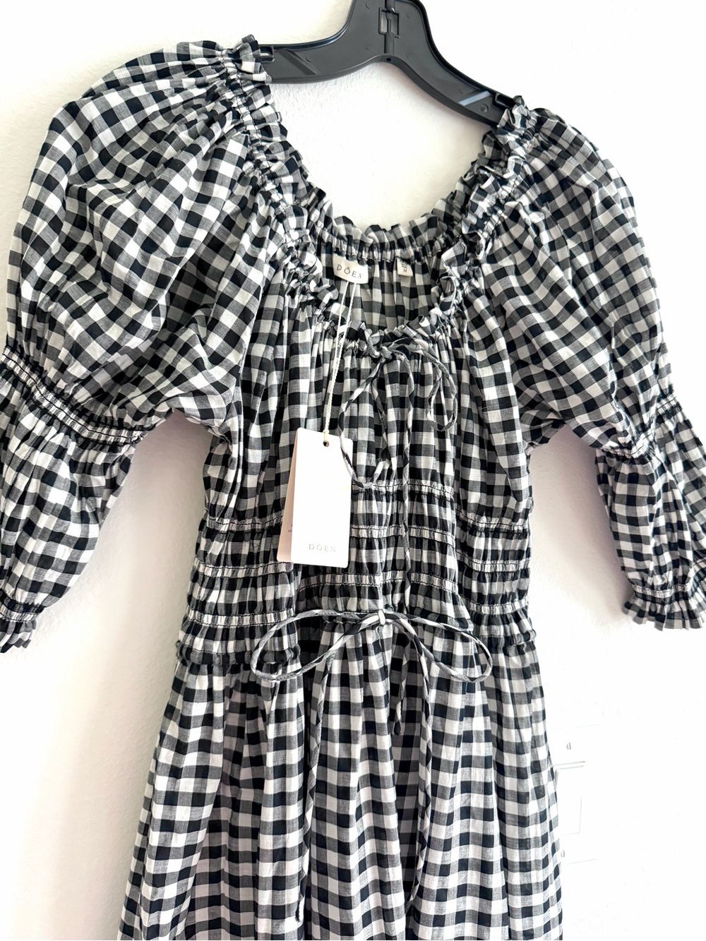 Dôen Ischia Dress in Gingham NWT - Picture 10 of 16